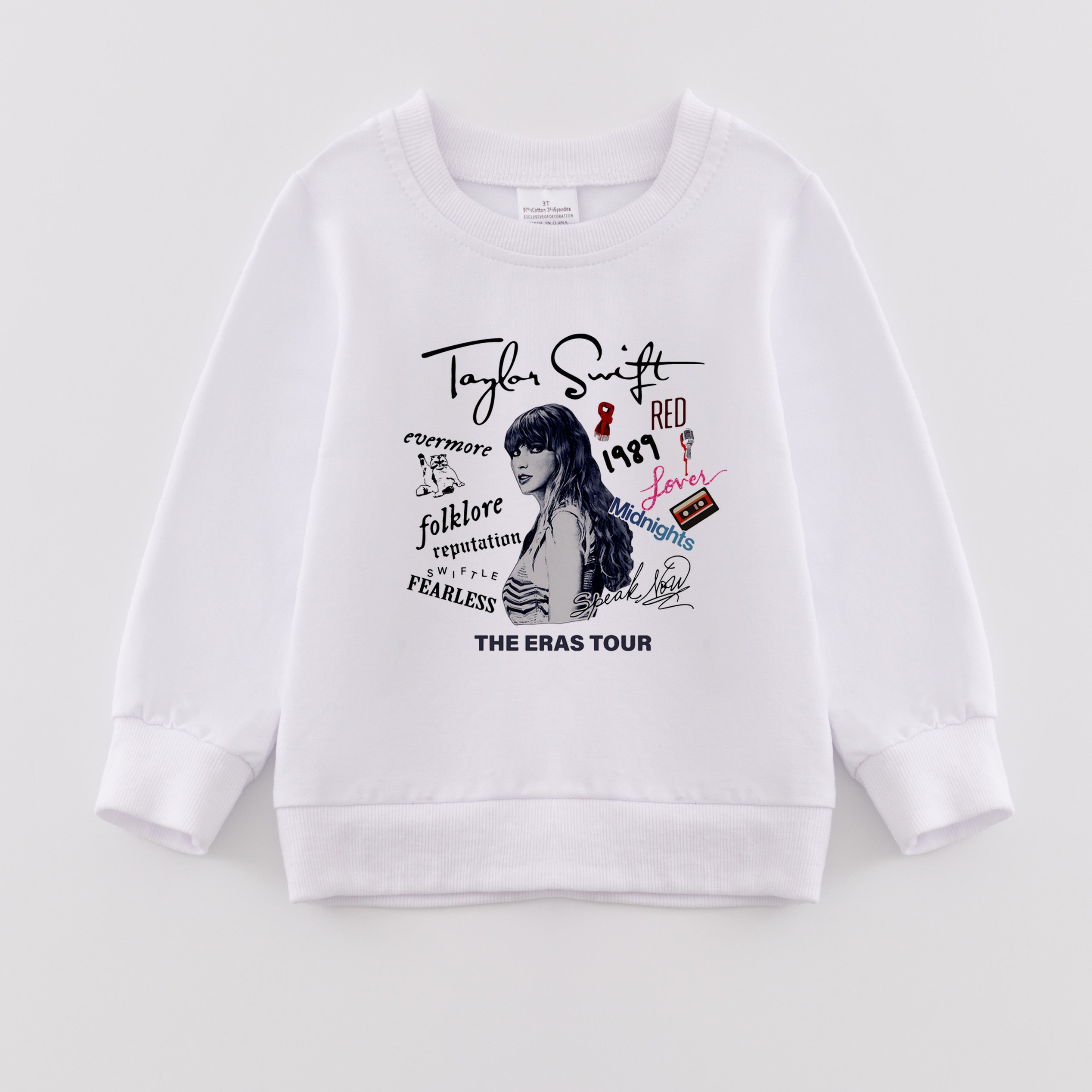(Pre Order)Girls Fall TS Print Sweatshirt