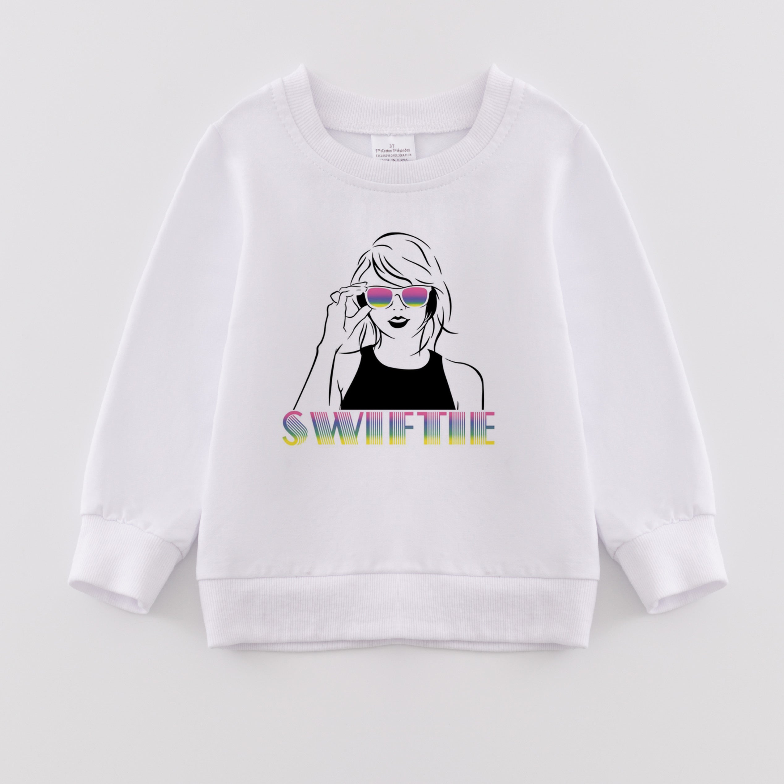(Pre Order)Girls Fall TS Print Sweatshirt