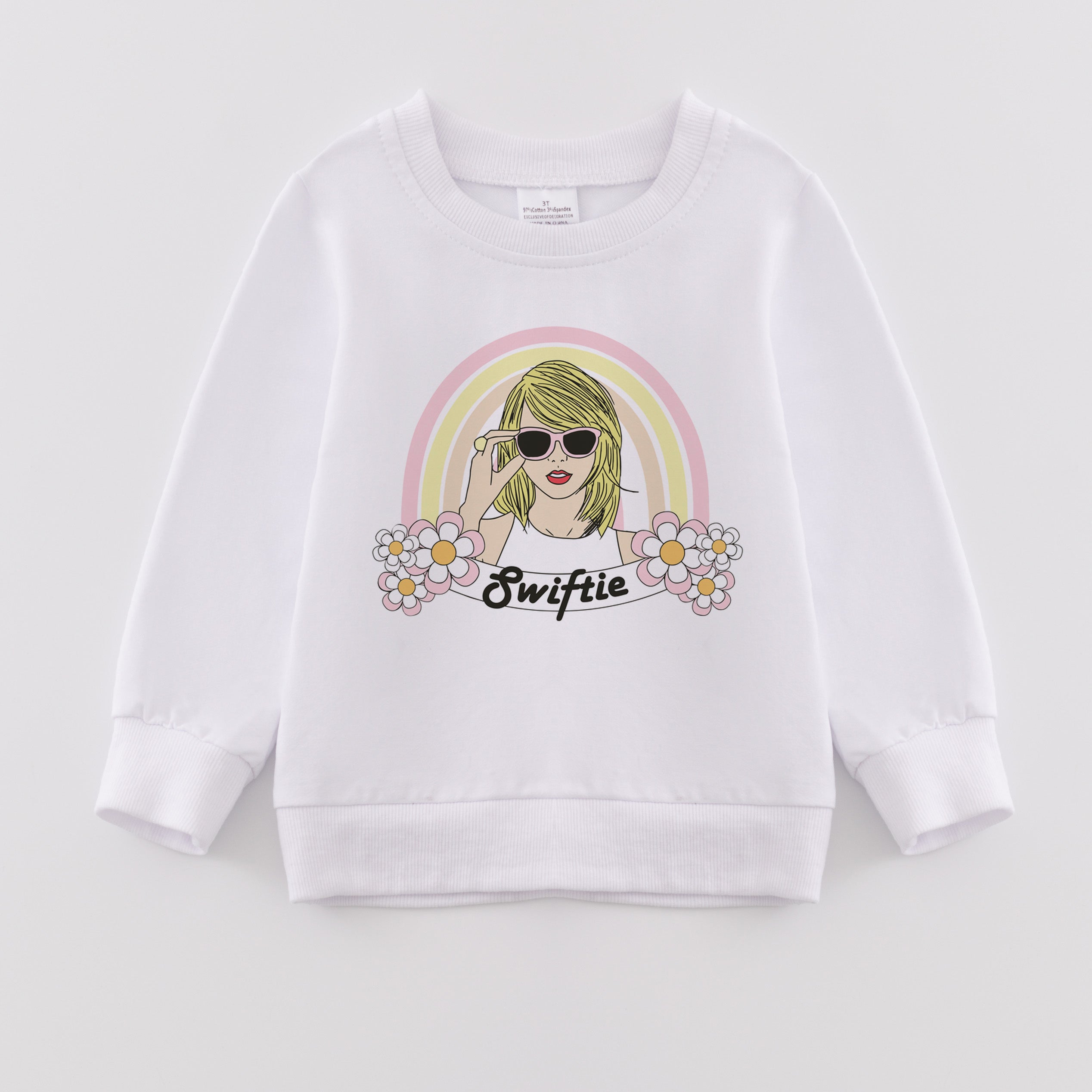 (Pre Order)Girls Fall TS Print Sweatshirt