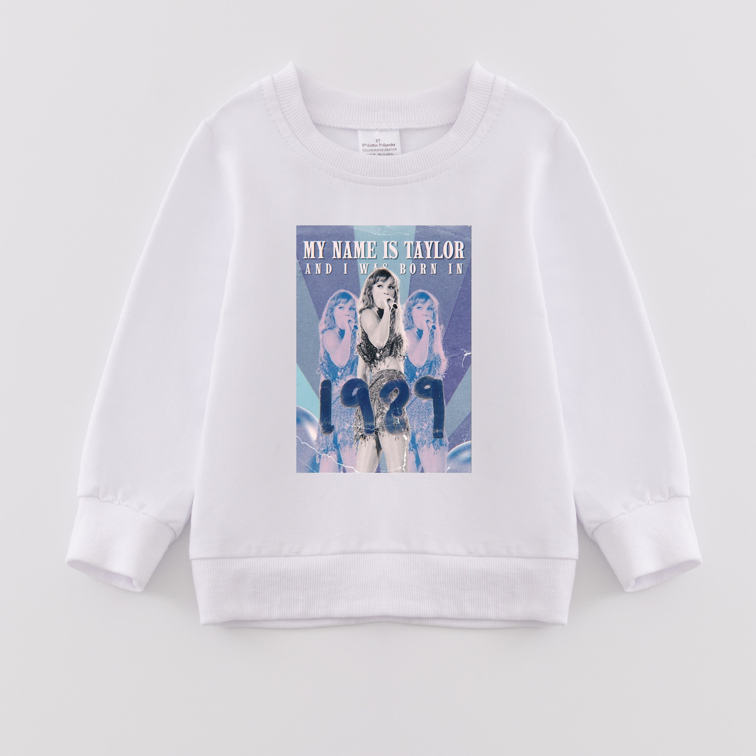 (Pre Order)Girls Fall TS Print Sweatshirt