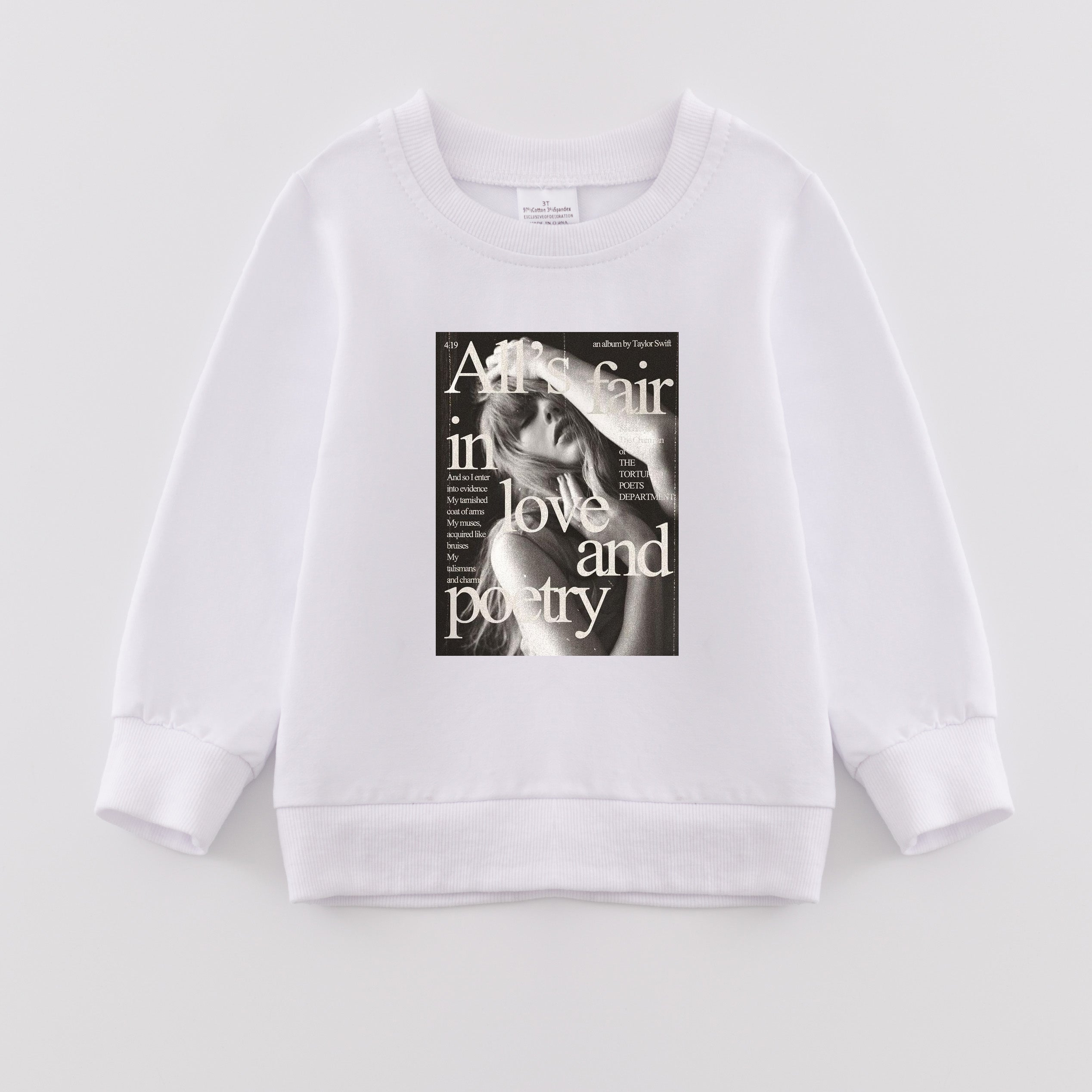 (Pre Order)Girls Fall TS Print Sweatshirt