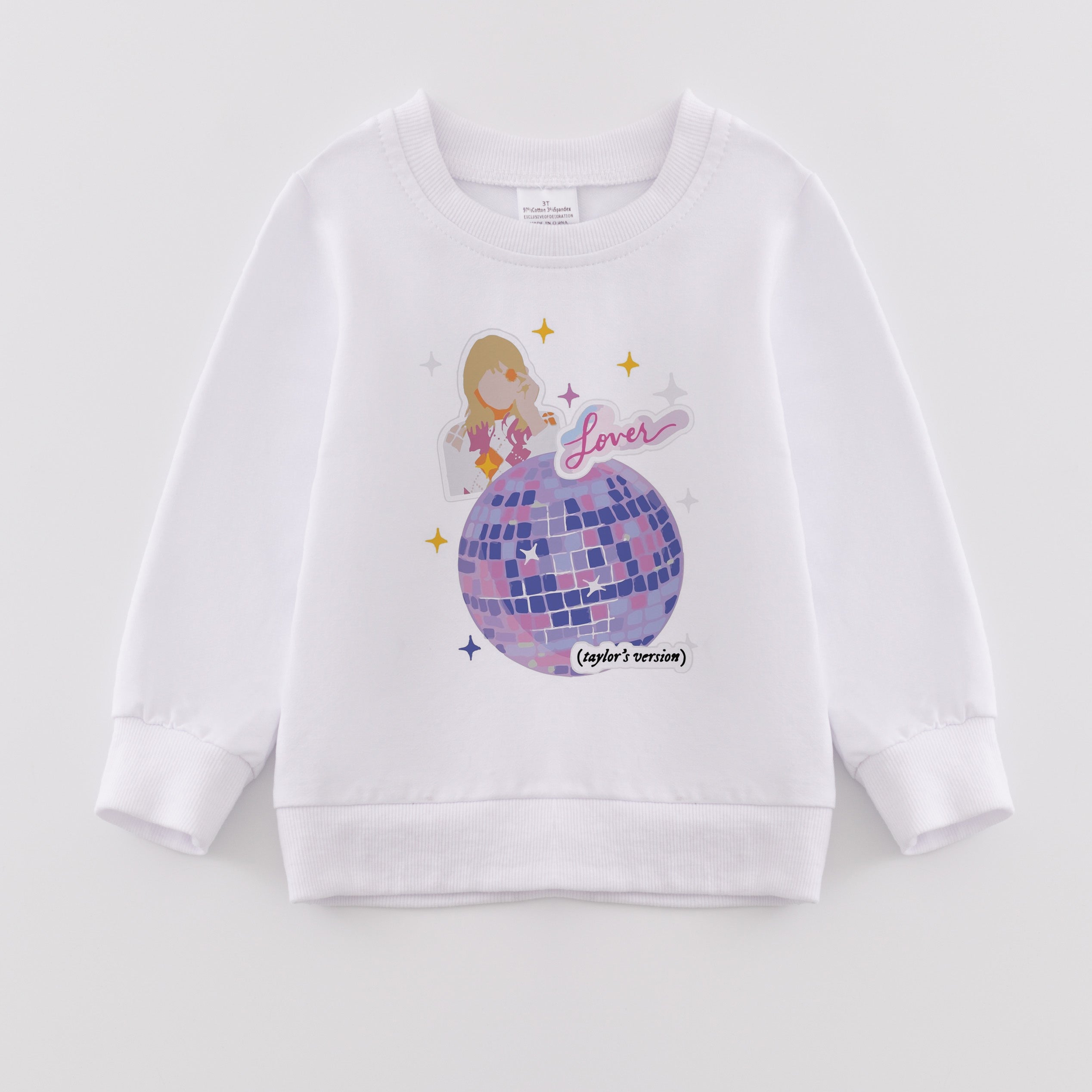 (Pre Order)Girls Fall TS Print Sweatshirt