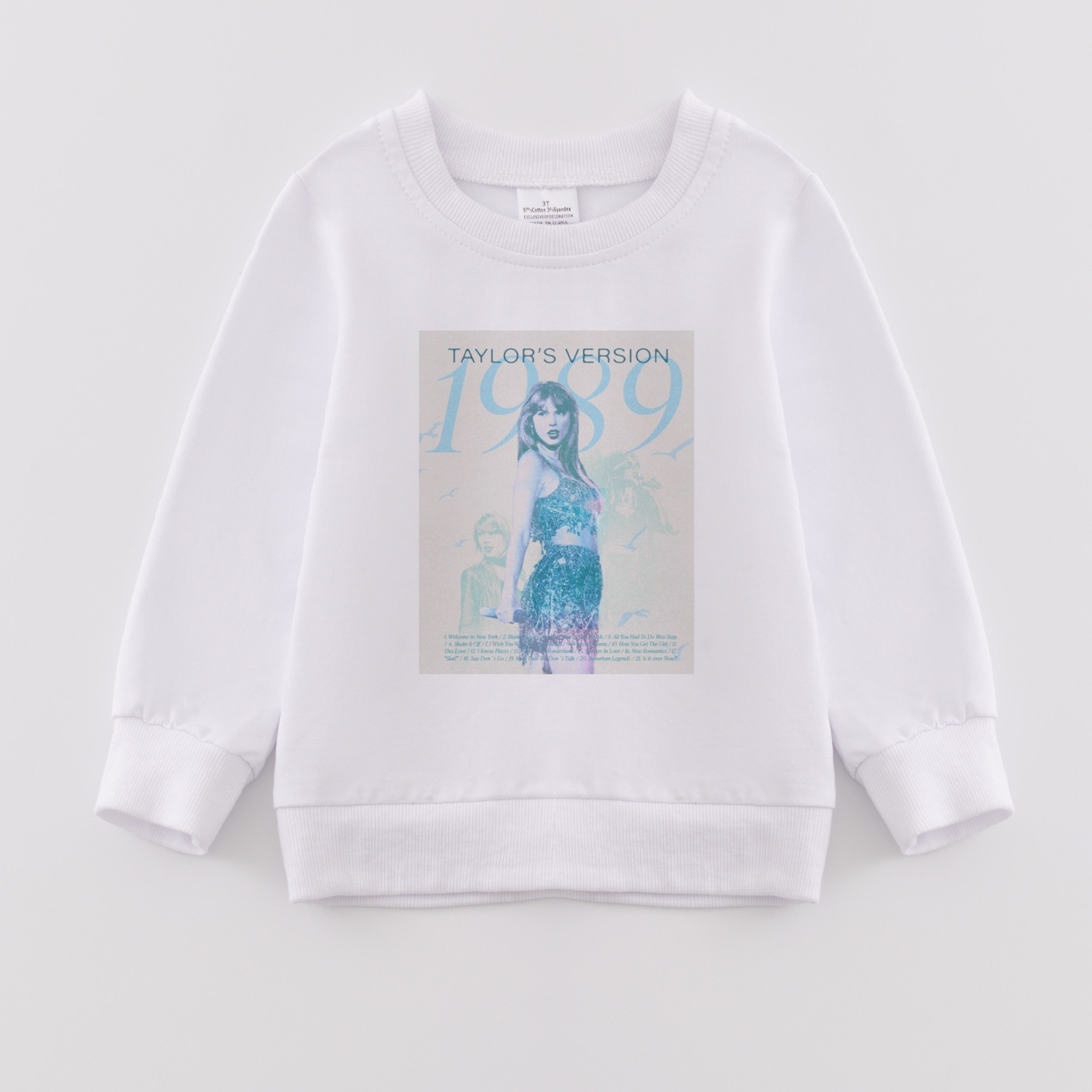 (Pre Order)Girls Fall TS Print Sweatshirt