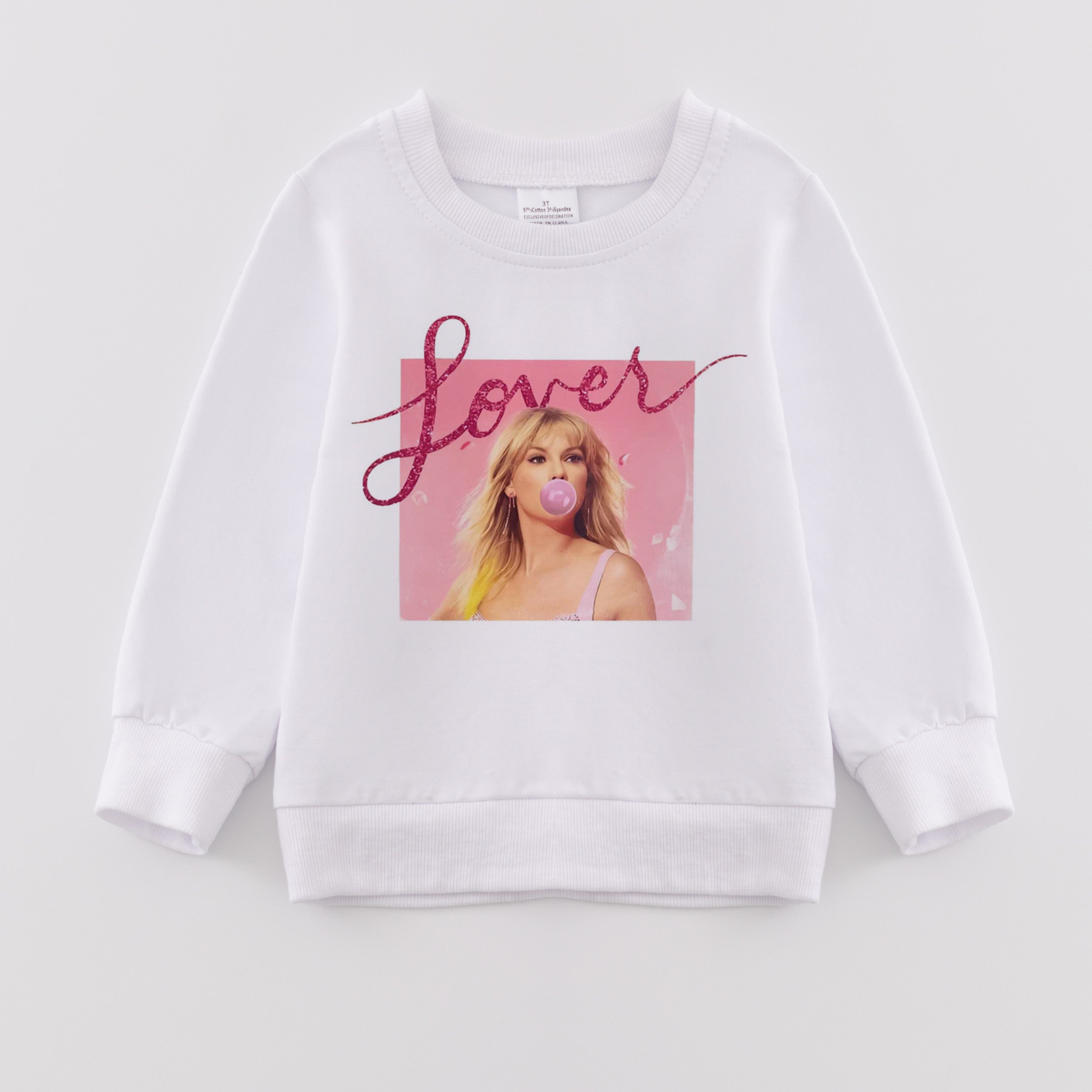 (Pre Order)Girls Valentine's Day Print Sweatshirt
