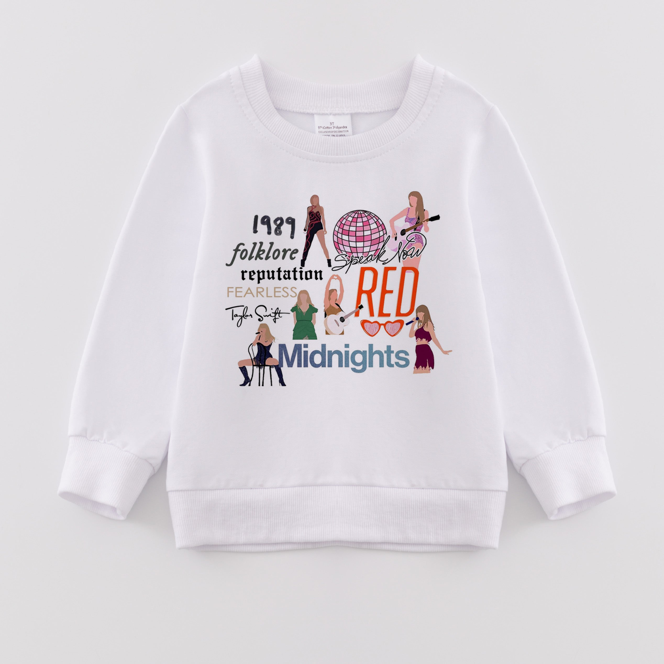 (Pre Order)Girls Valentine's Day Print Sweatshirt
