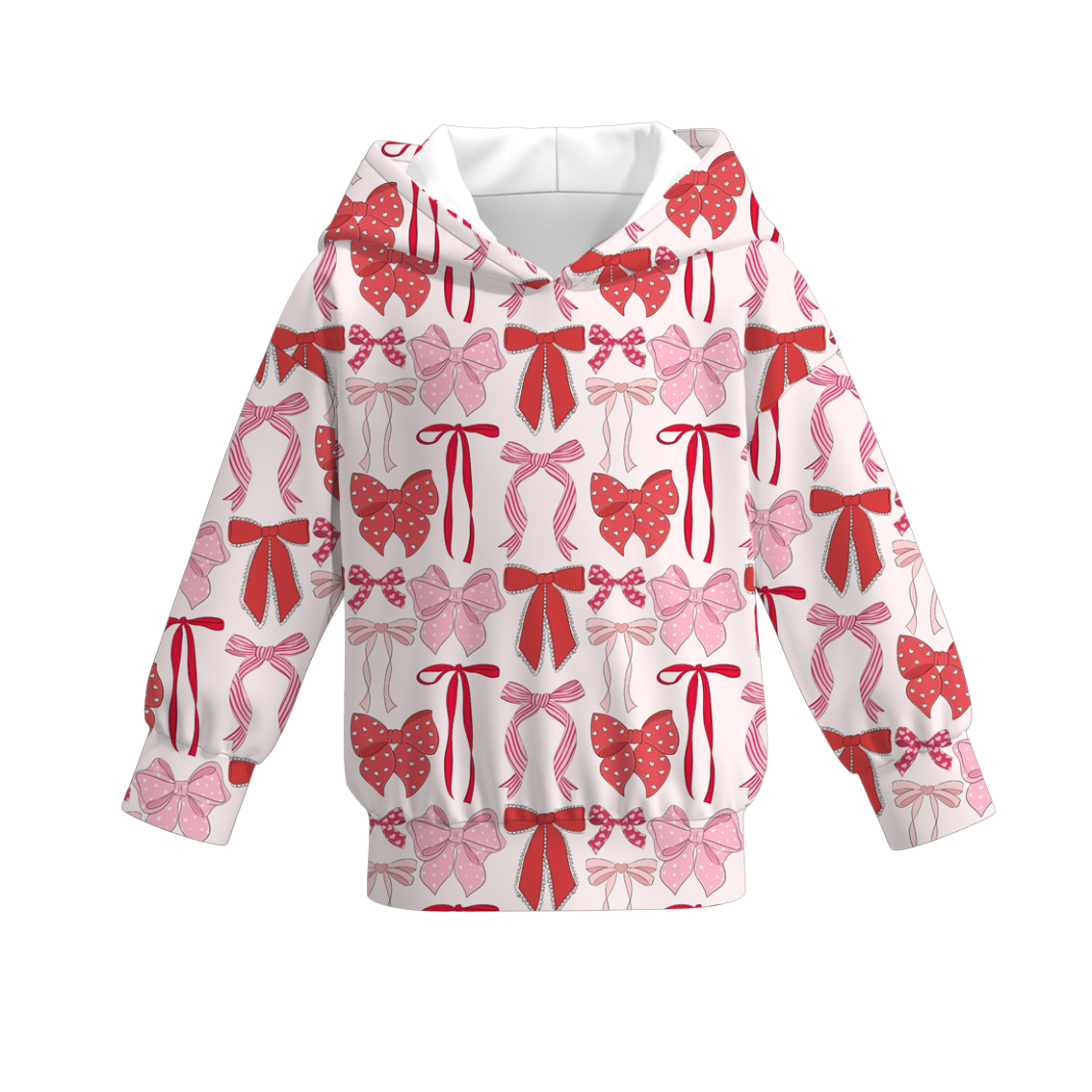 (Pre Order)Girls Valentine's Day Print Hoodie