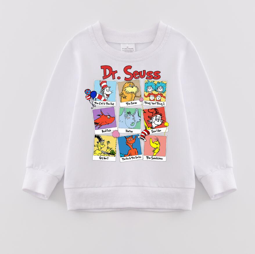 (Pre Order)Girls DR SEUSS Print Sweatshirt
