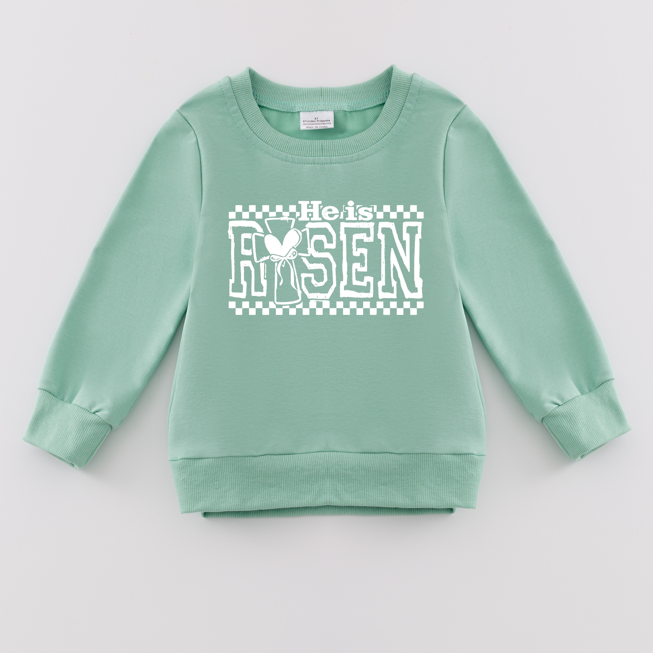 (Pre Order)Girls Easter Bunny Print Sweatshirt