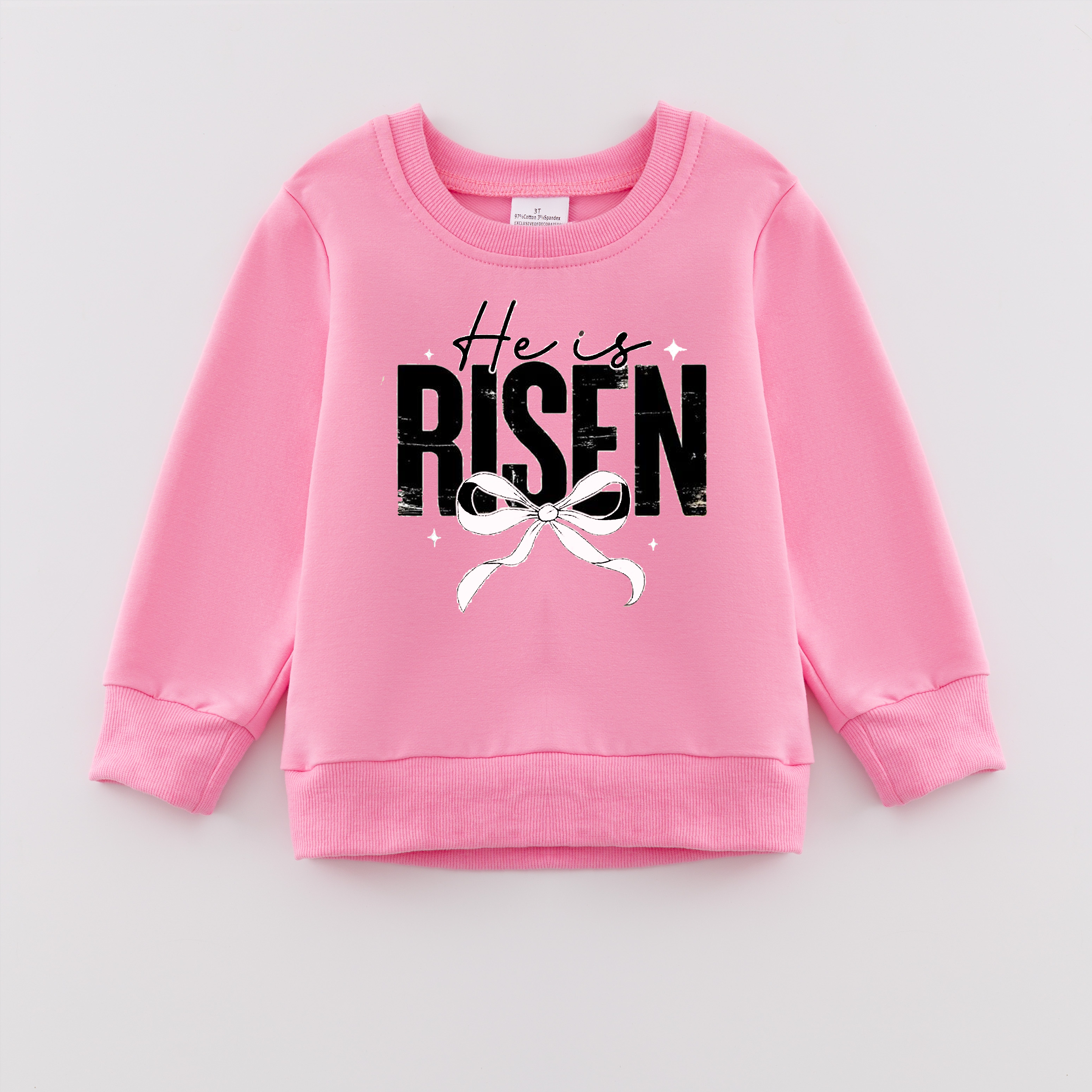 (Pre Order)Girls Easter Bunny Print Sweatshirt