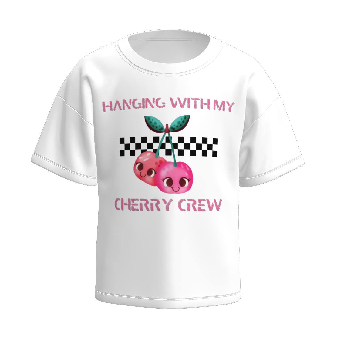 (Pre Order)Girls Spring and Summer Cherry Print Top