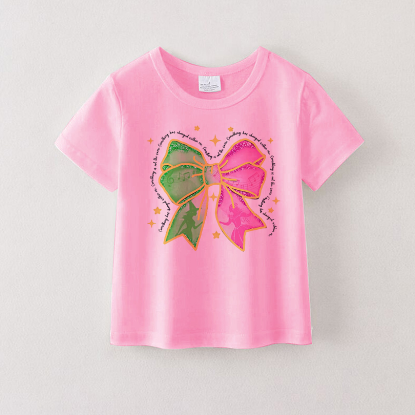 (Pre Order)Girls Spring and Summer Cartoon Print Top