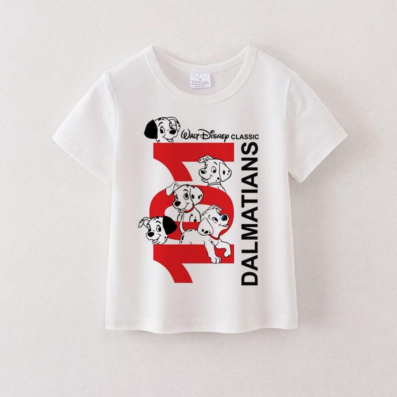 (Pre Order)Girls Spring and Summer Cartoon Print Top