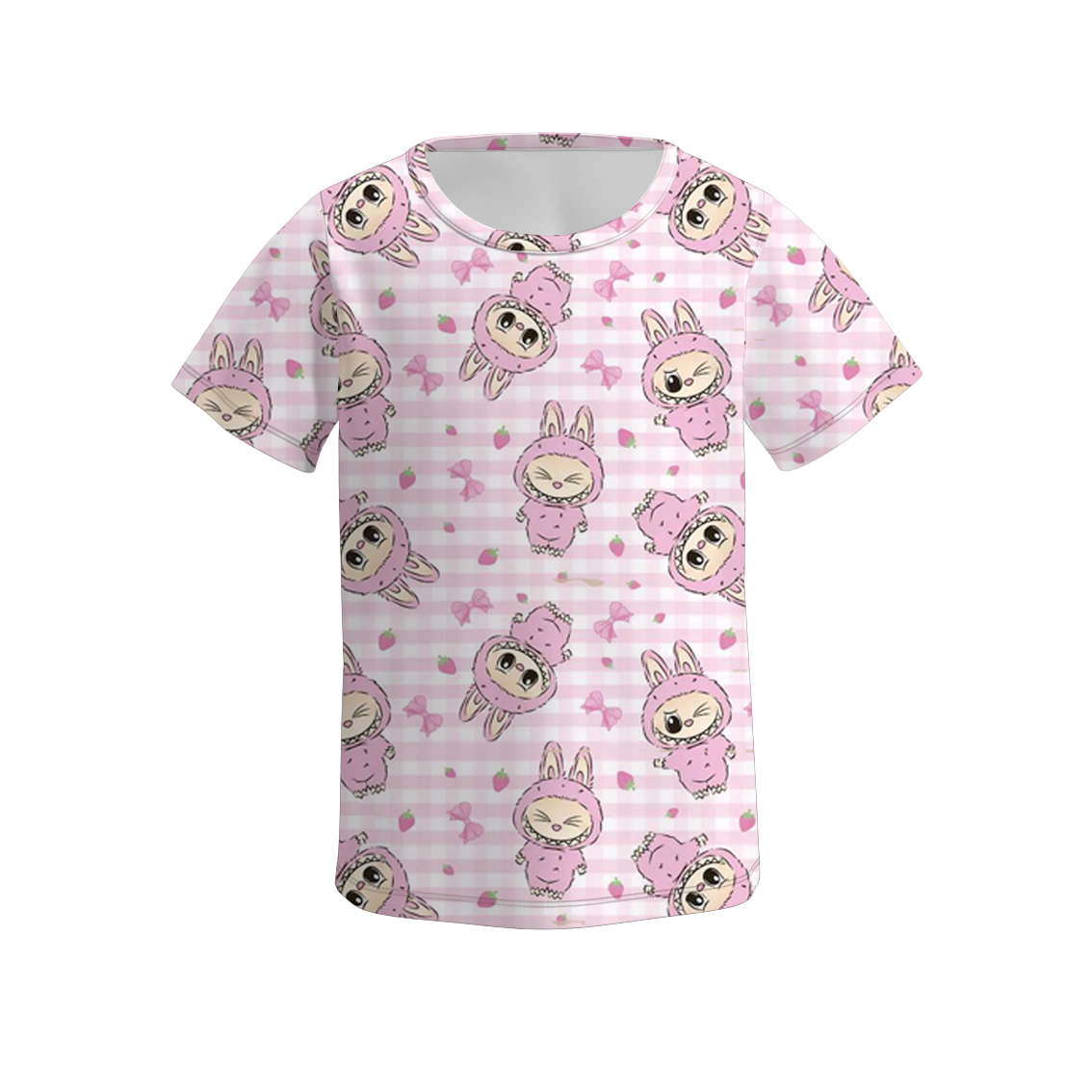 (Pre Order)Girls Spring and Summer Cartoon Print Dress,Jumpsuit,Set&Top