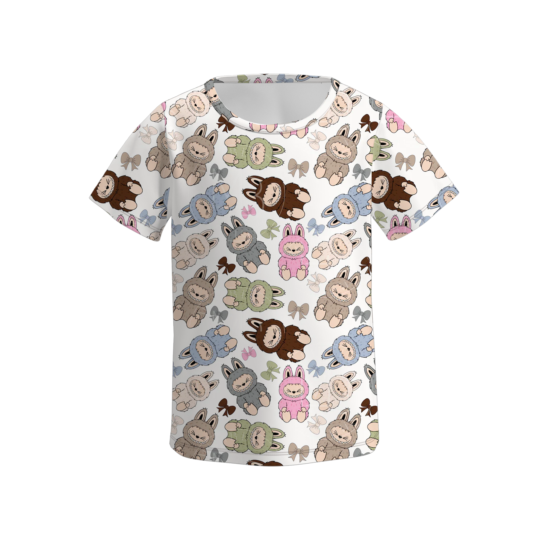 (Pre Order)Girls Spring and Summer Cartoon Print Dress,Set,Jumpsuit&Top