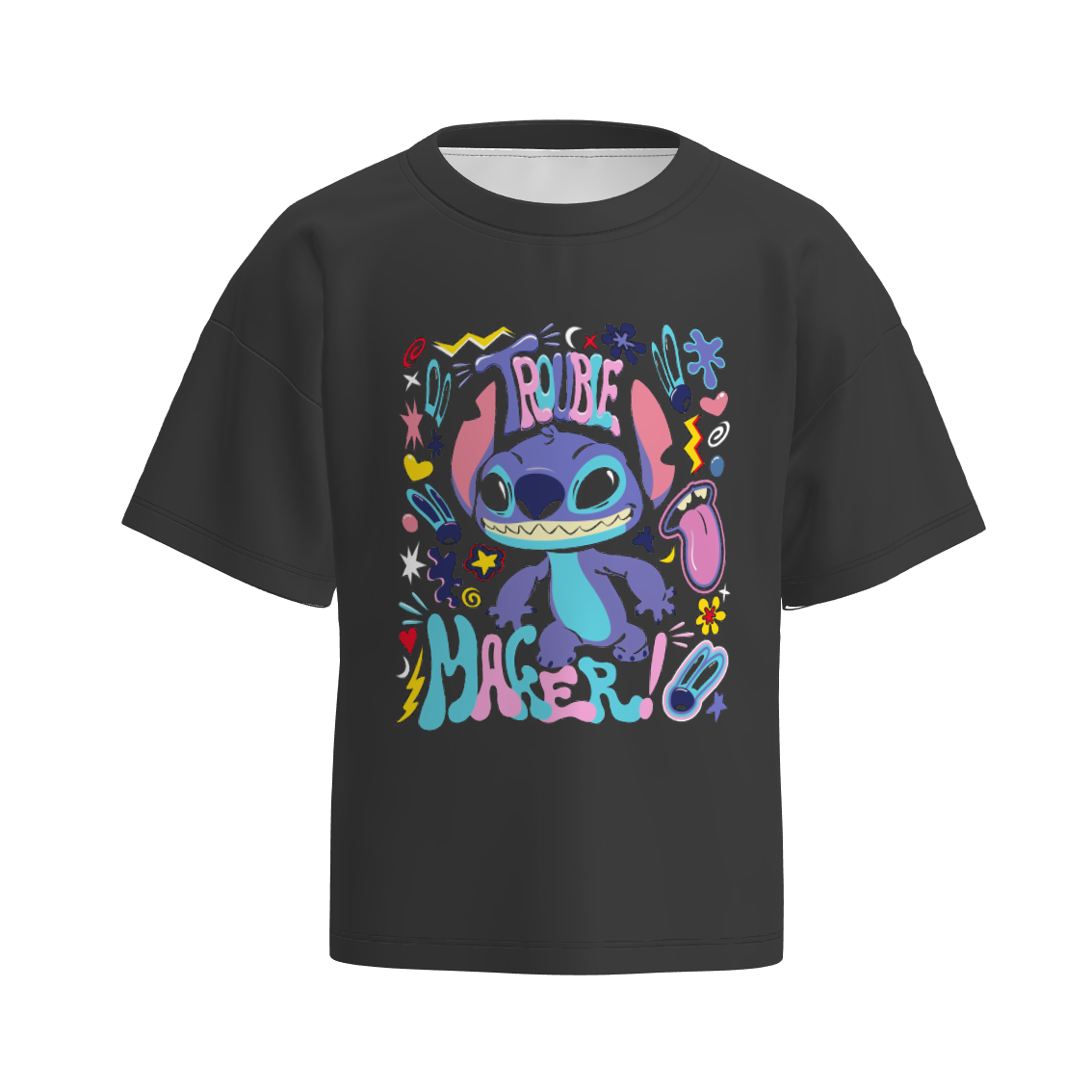 (Pre Order)Mommy and Me Spring and Summer Cartoon Print Top