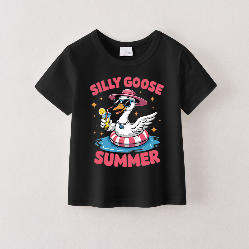 (Pre Order)Girls Spring and Summer Cartoon Print Cotton Top