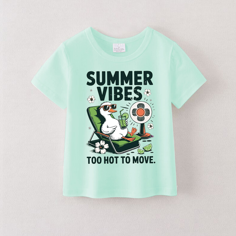 (Pre Order)Girls Spring and Summer Cartoon Print Cotton Top