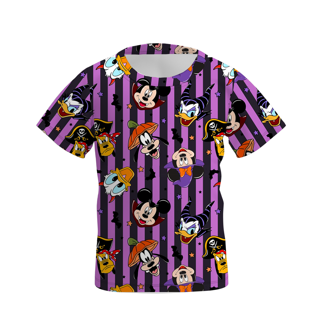 (Pre Order)Family Halloween Cartoon Print Dress,Set&Top