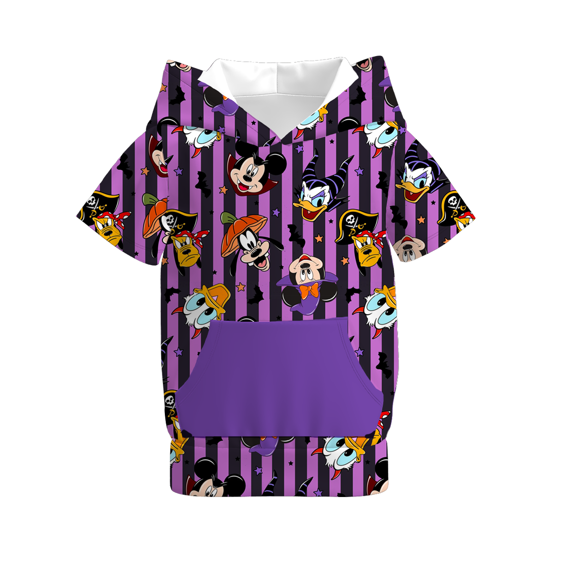 (Pre Order)Family Halloween Cartoon Print Dress,Set&Top