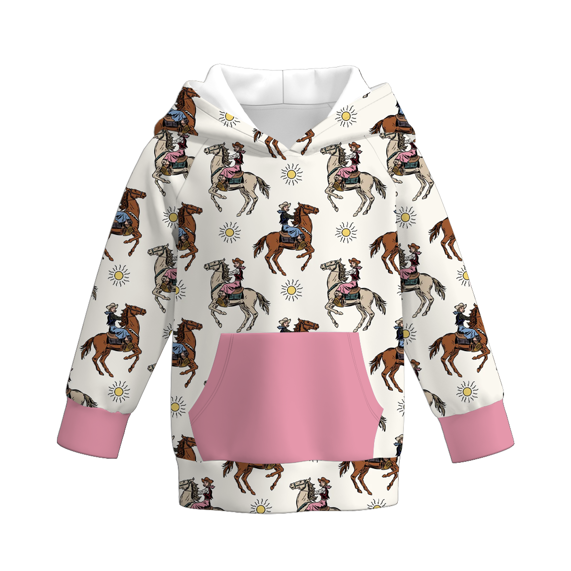 (Pre Order)Girls Fall&Winter Print Outfit Set,Hoodie