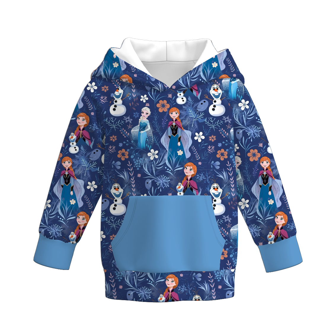 (Pre Order)Girls Fall&Winter Cartoon Print Hoodie