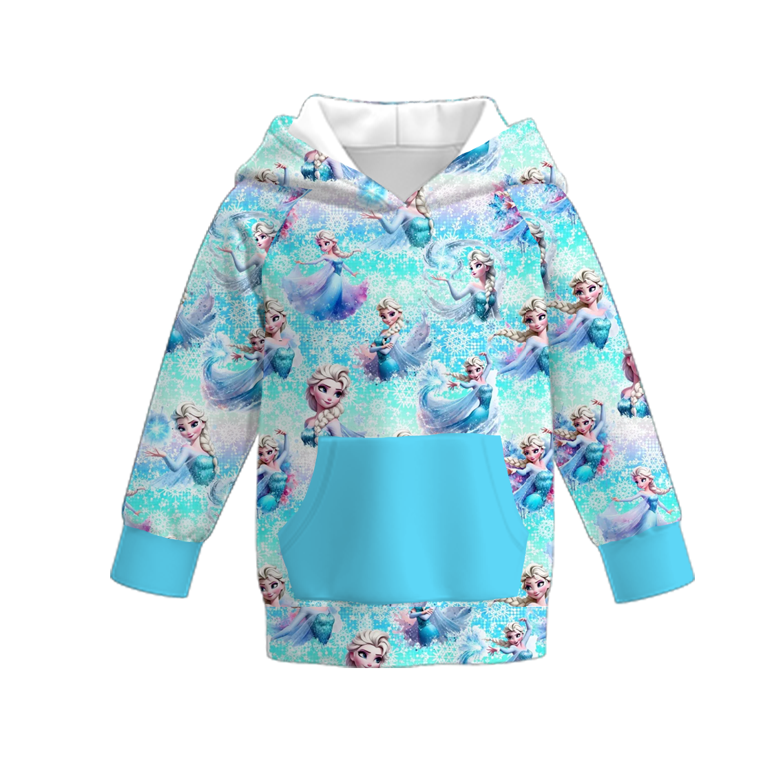 (Pre Order)Girls Fall&Winter Cartoon,Princess Print Hoodie
