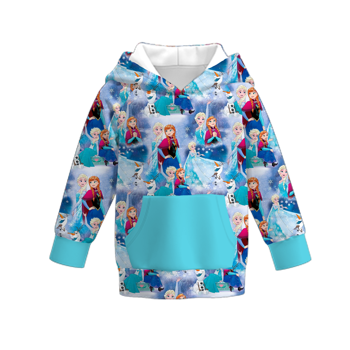 (Pre Order)Girls Fall&Winter Cartoon,Princess Print Hoodie