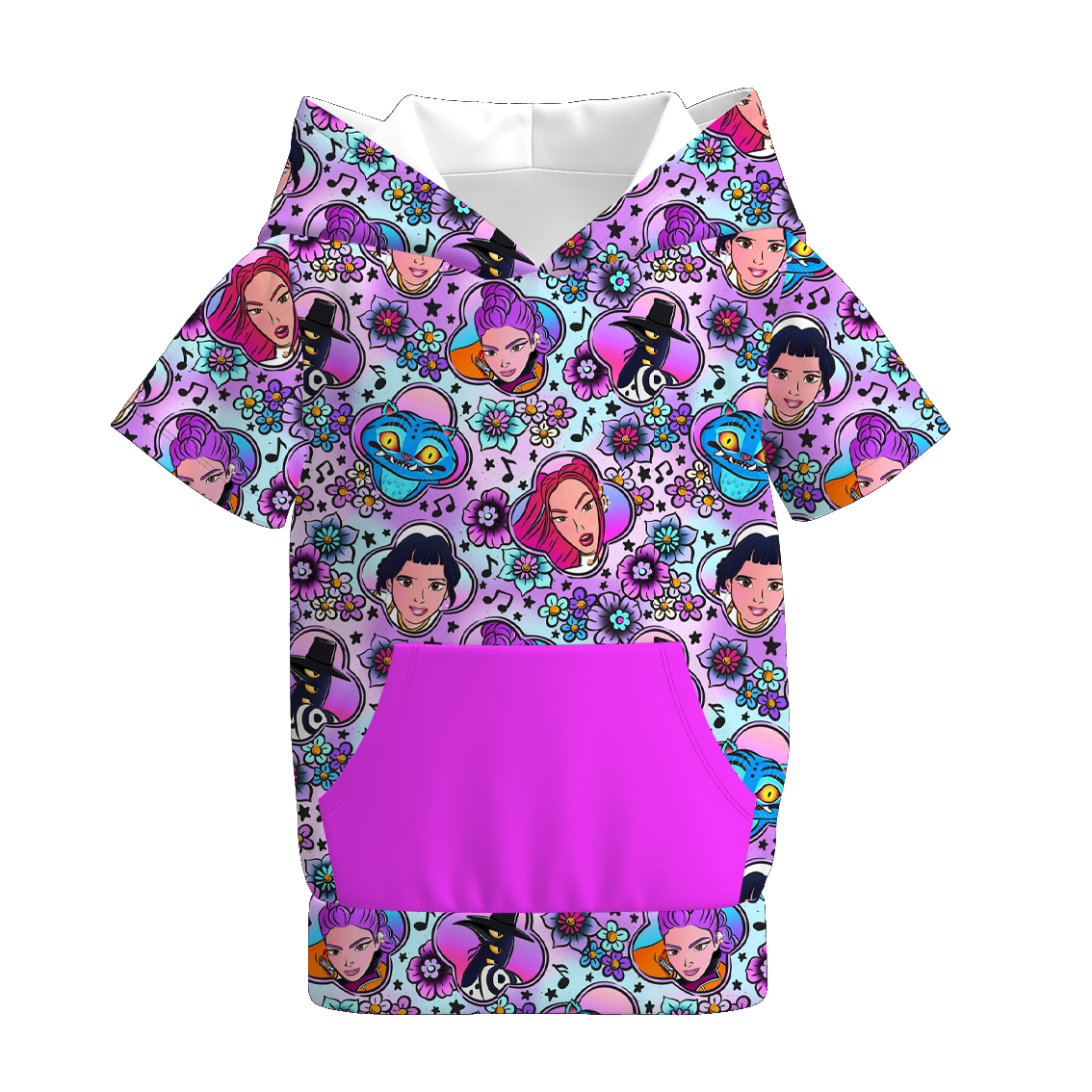 (Pre Order)Family Fall Movie Character Cartoon Print Dress,Set&Top