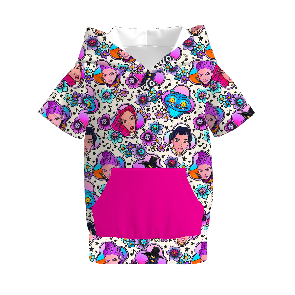 (Pre Order)Girls Movie Character Print Dress,Set&Top