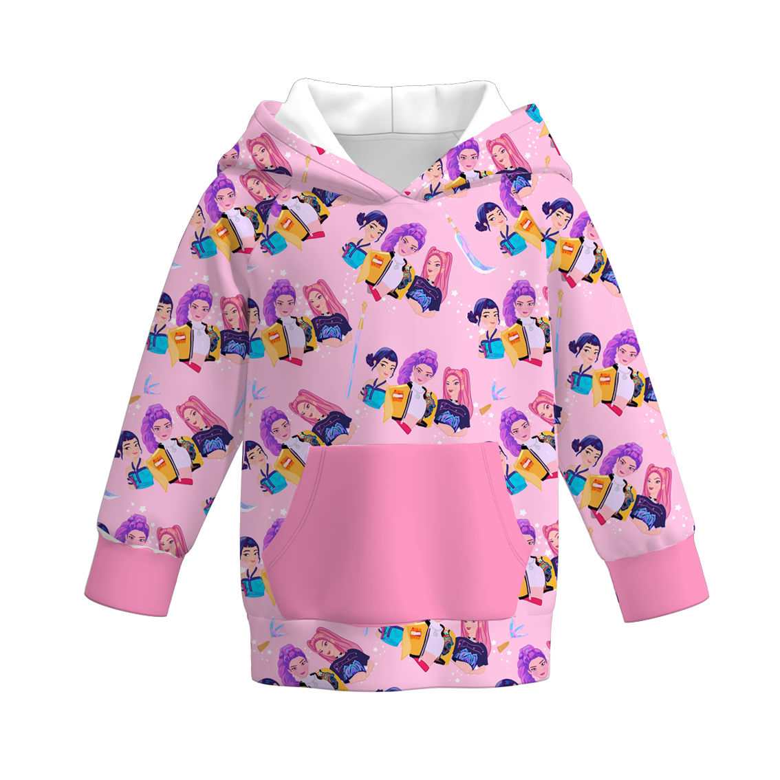 (Pre Order)Girls Movie Character Print Pajamas,Pants&Top