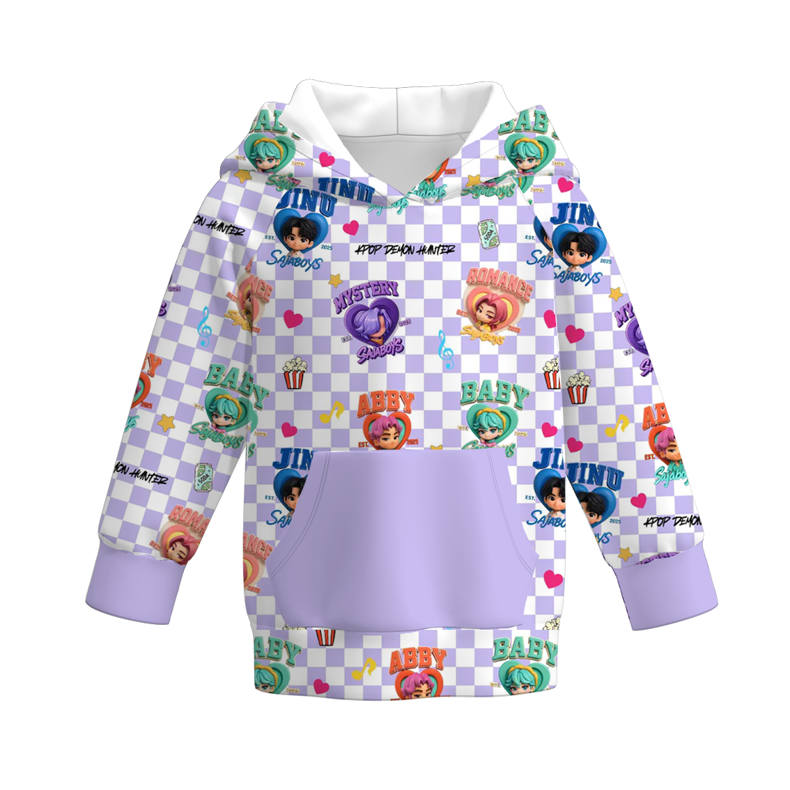 (Pre Order)Girls Movie Character Print Pajamas,Pants&Top