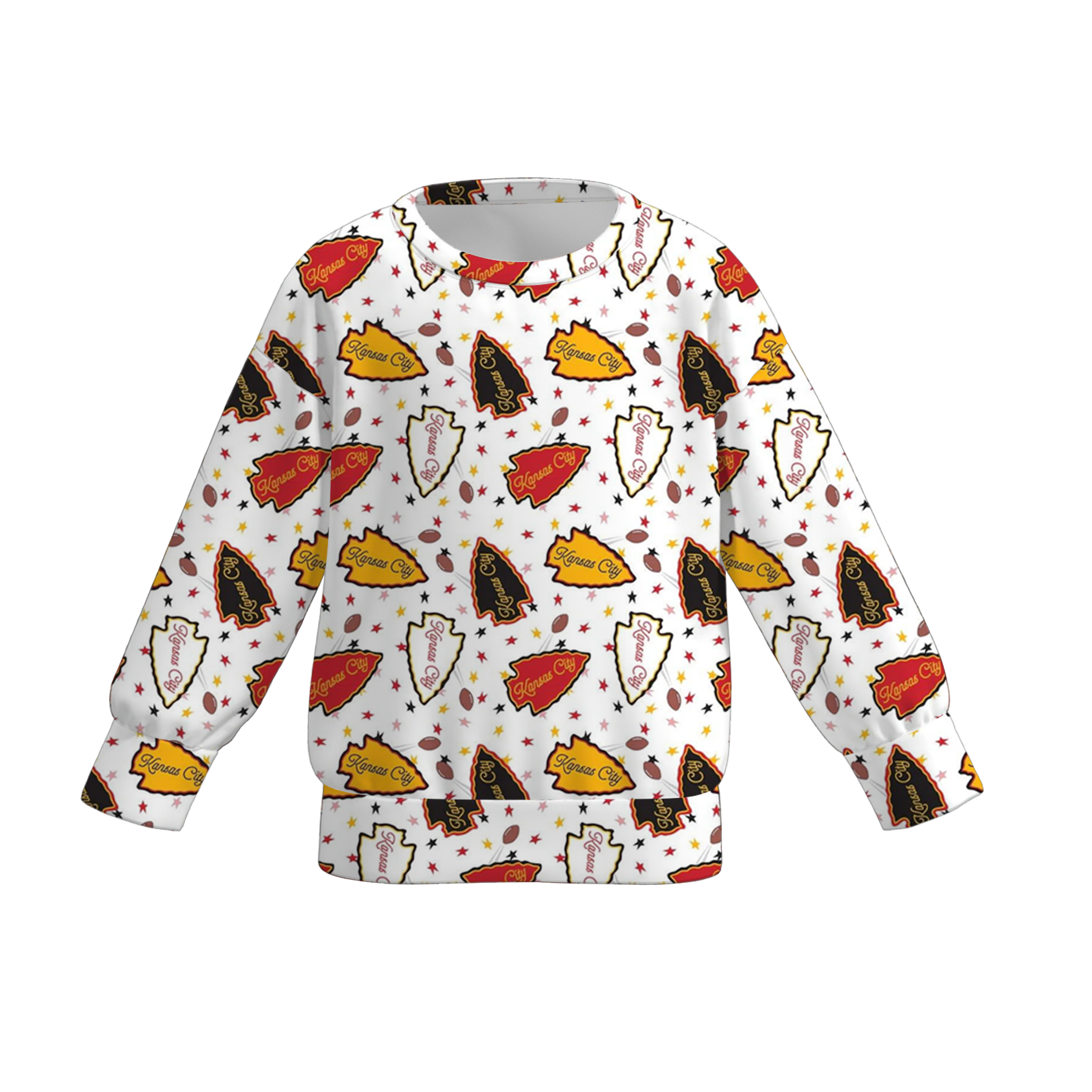 (Pre Order)Family Football Print Set,Top&Romper