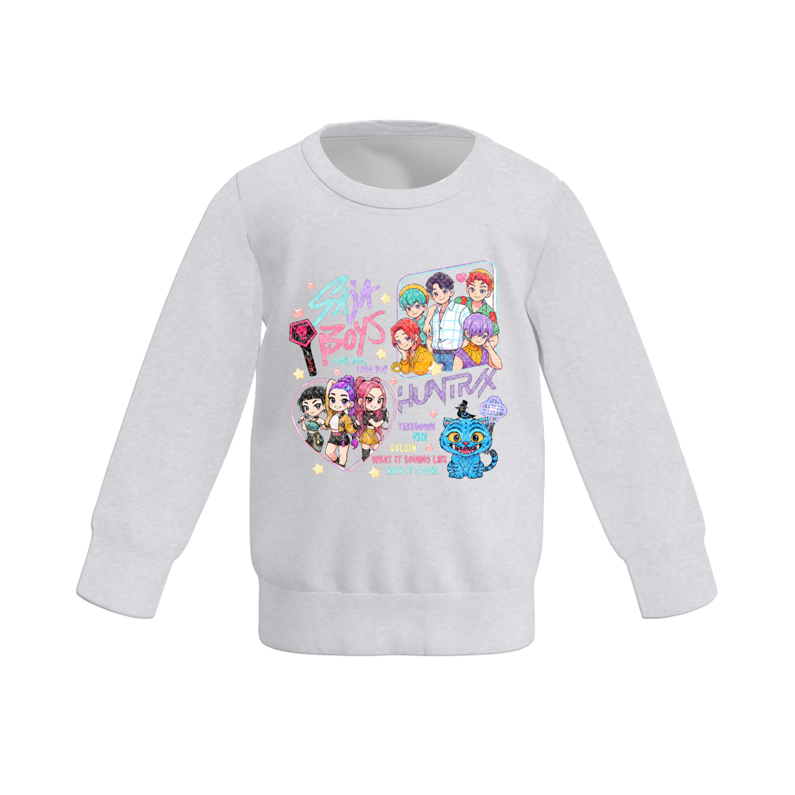 (Pre Order)Girls Movie Character Print Sweatshirt