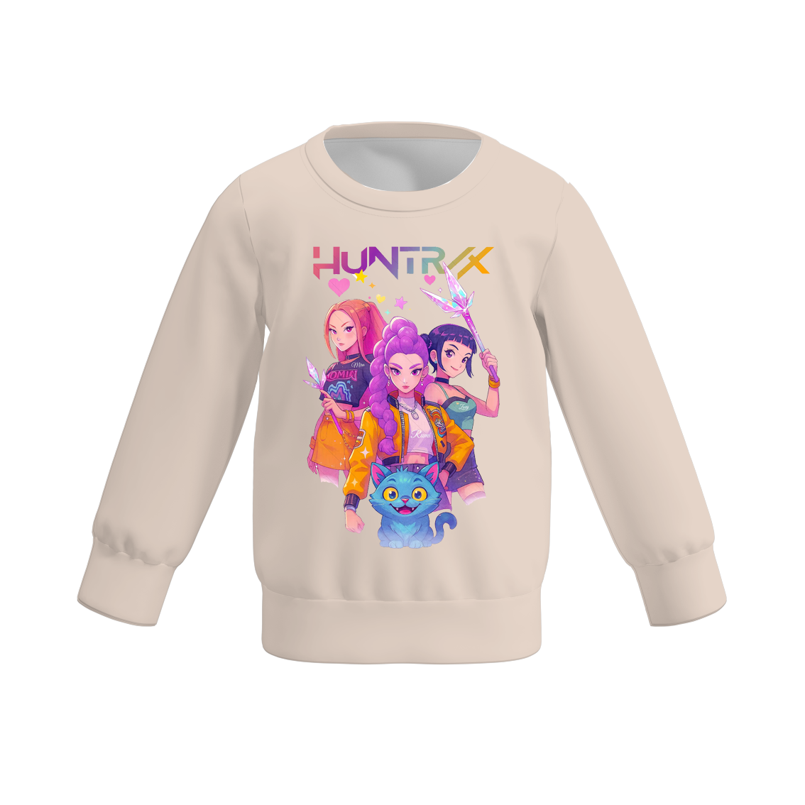 (Pre Order)Girls Movie Character Print Sweatshirt