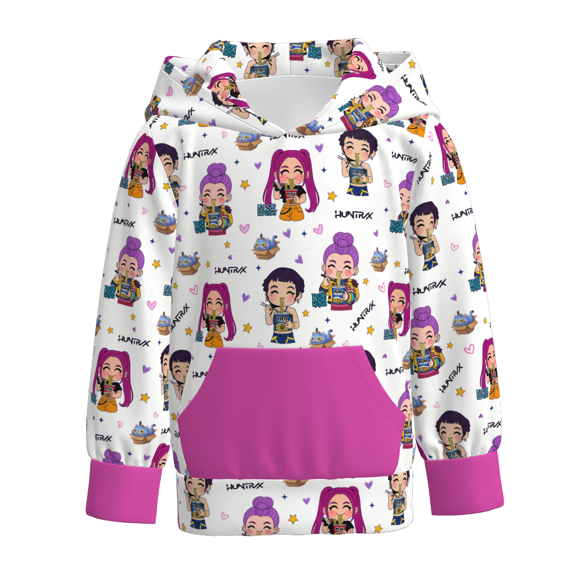 (Pre Order)Girls Movie Character Print Hoodie