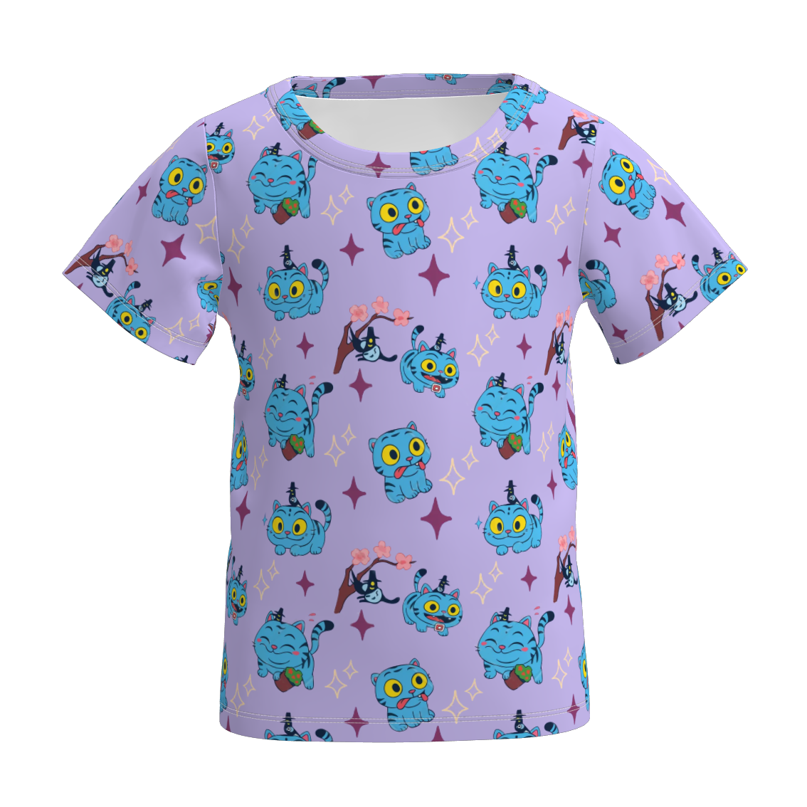 (Pre Order)Girls Movie Character Print Top