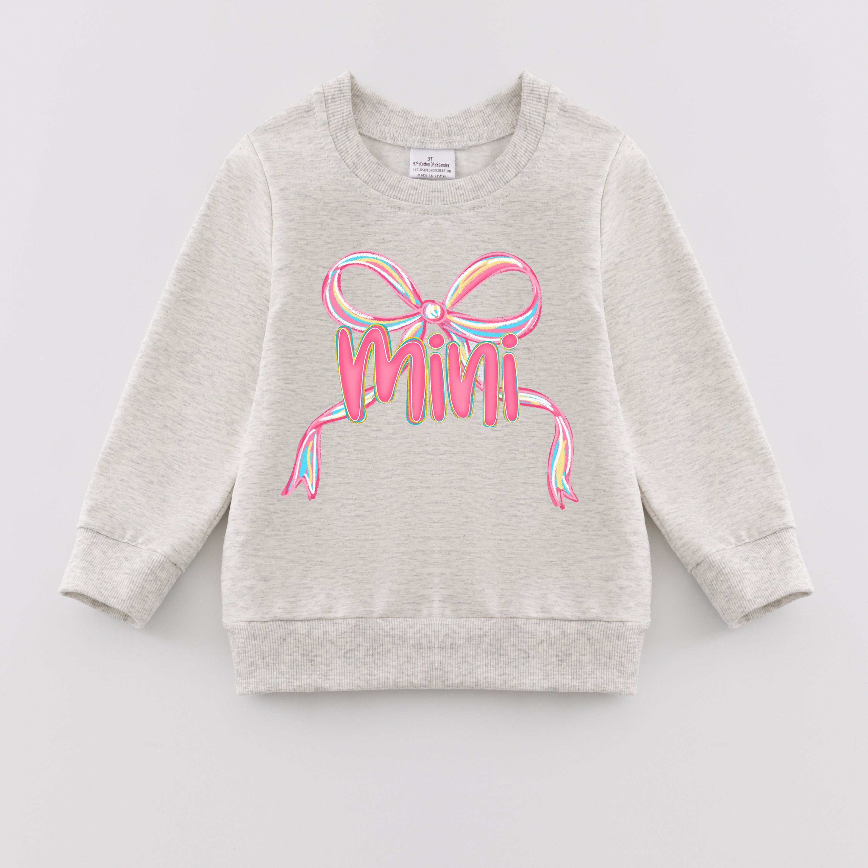 (Pre Order)Mommy and Me Fall&Winter Print Sweatshirt