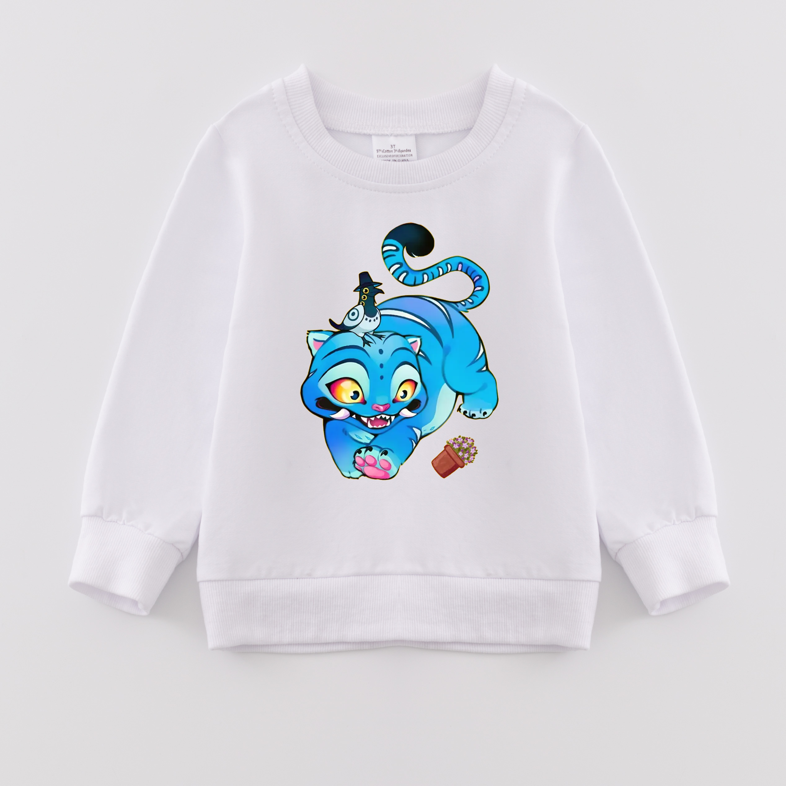 (Pre Order)Girls Movie Character Cotton Sweatshirt