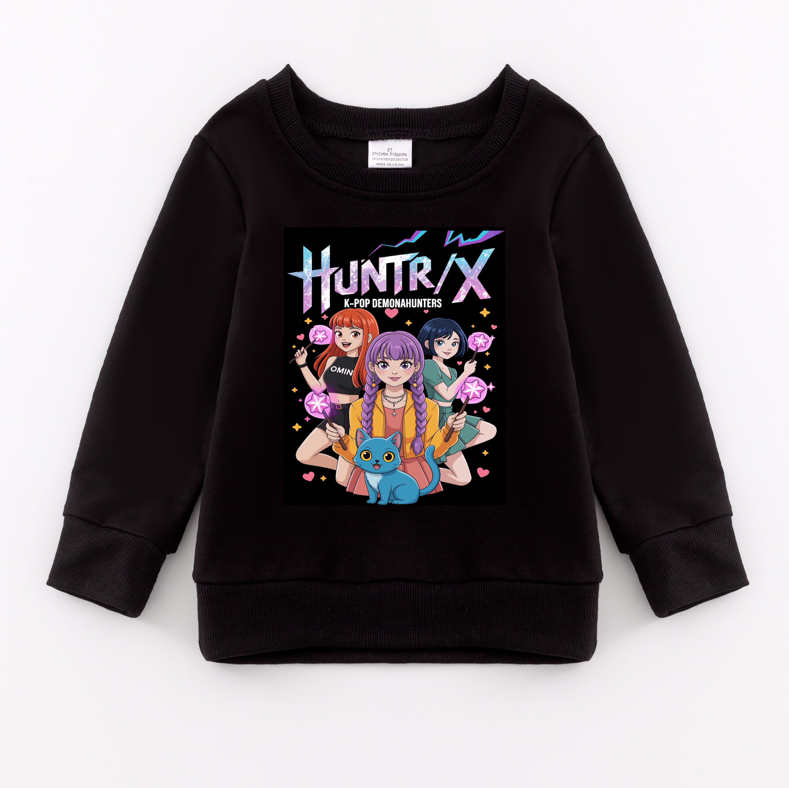 (Pre Order)Girls Movie Character Cotton Sweatshirt