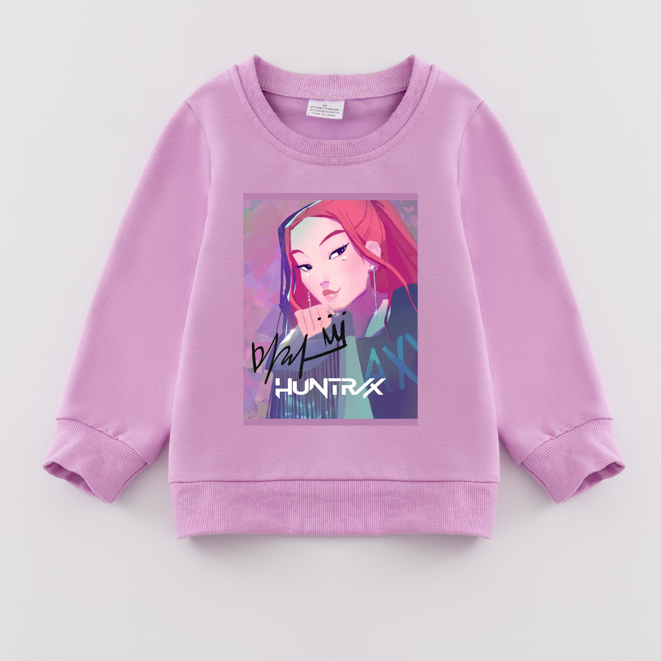 (Pre Order)Girls Movie Character Cotton Sweatshirt