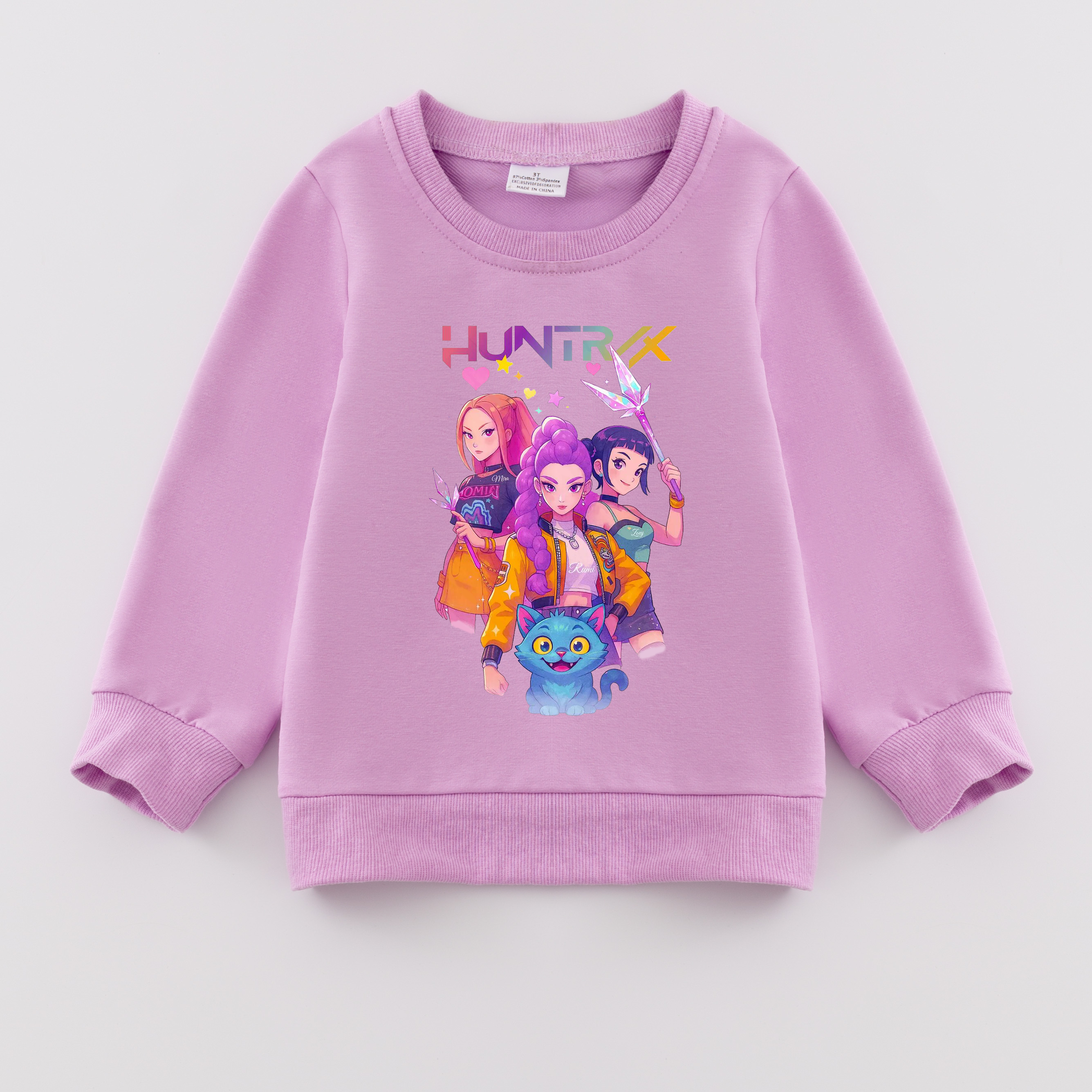 (Pre Order)Girls Movie Character Cotton Sweatshirt
