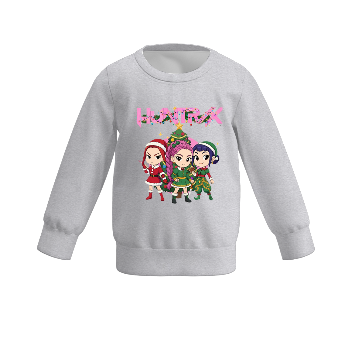 (Pre Order)Girls Christmas Movie Character Print Sweatshirt