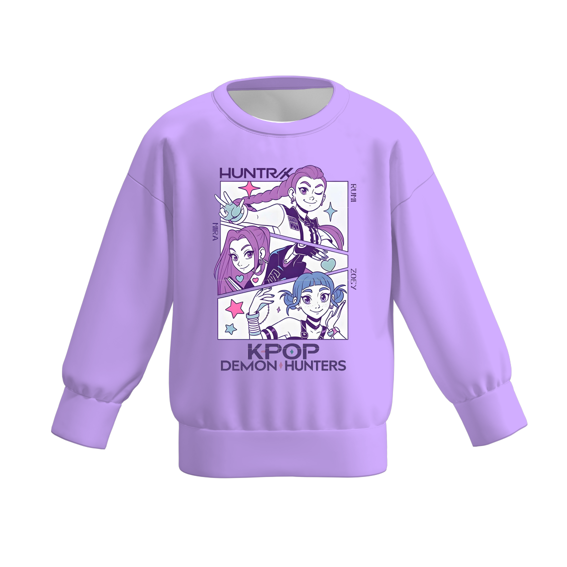 (Pre Order)Girls Movie Character Print Sweatshirt
