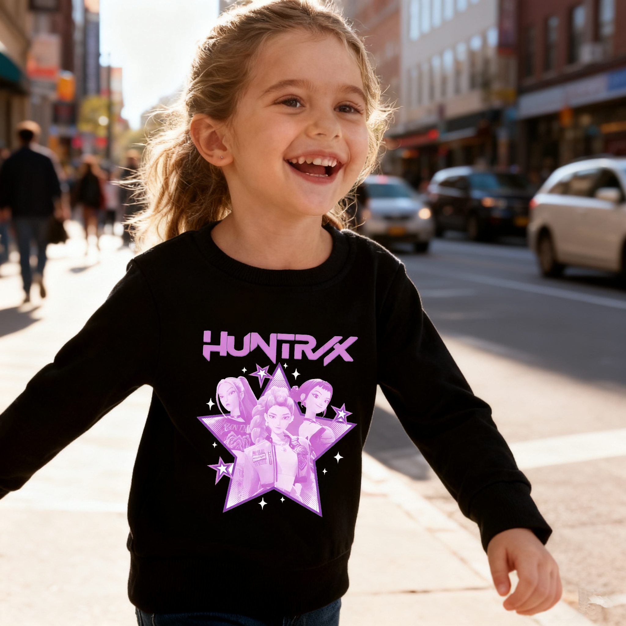 (Pre Order)Girls Movie Character Cotton Sweatshirt