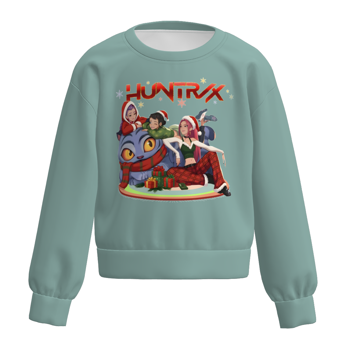 (Pre Order)Mommy and Me Christmas Movie Character Print Sweatshirt