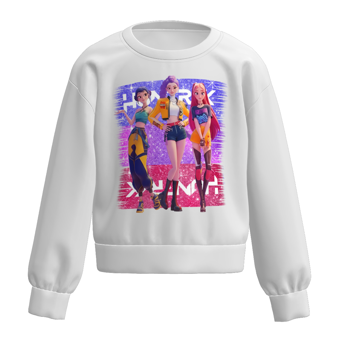 (Pre Order)Mommy and Me Movie Character Print Sweatshirt