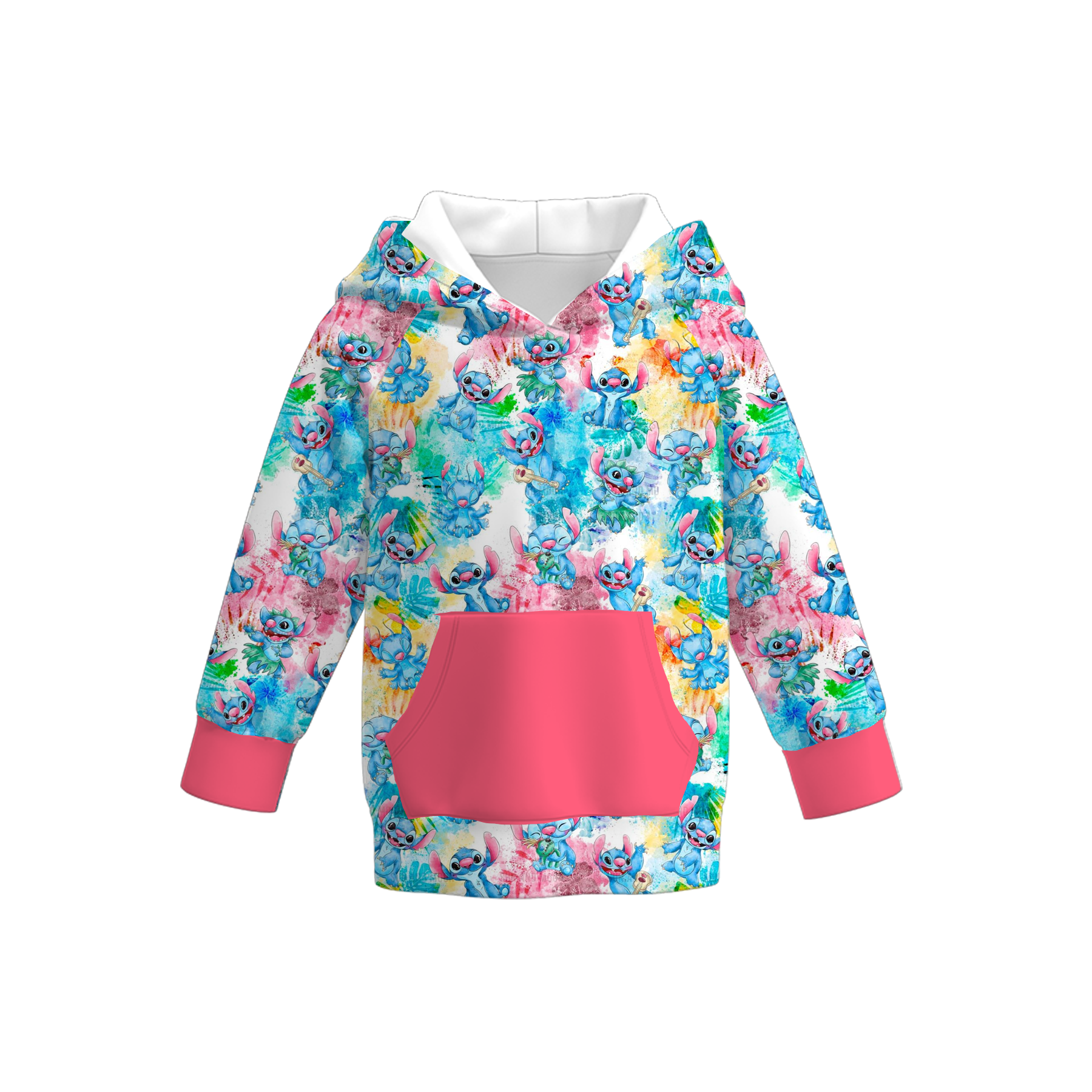 (Pre Order)Girls Fall&Winter Cartoon Print Hoodie