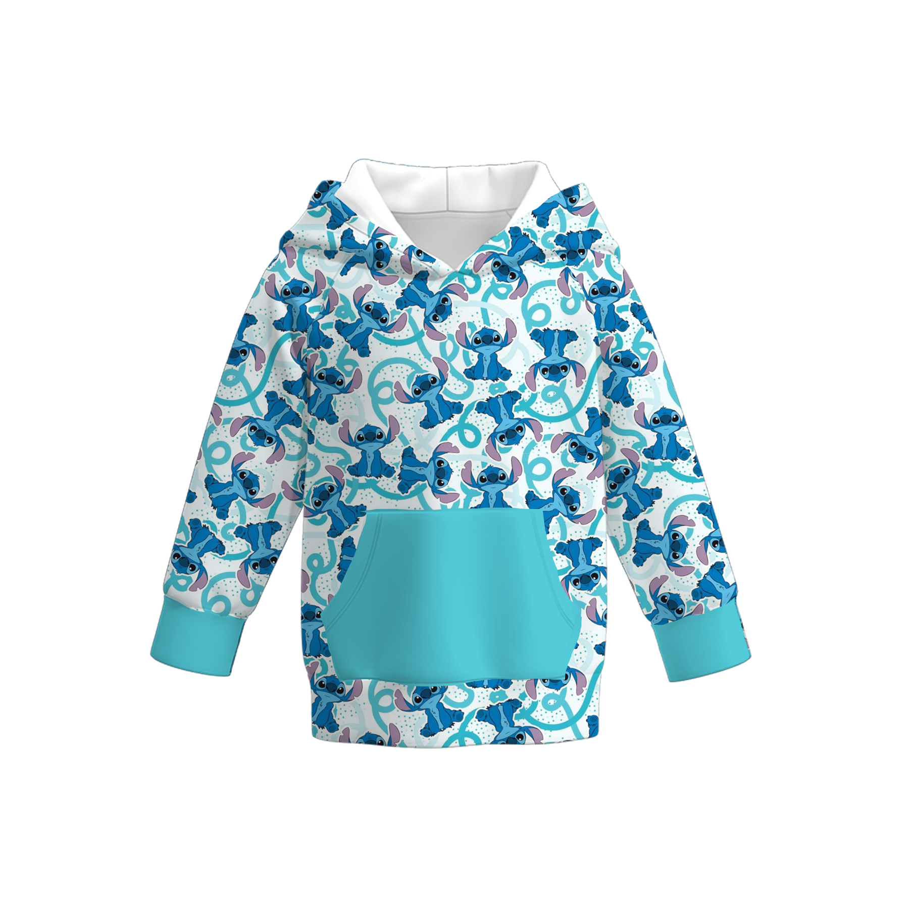 (Pre Order)Girls Fall&Winter Cartoon Print Hoodie