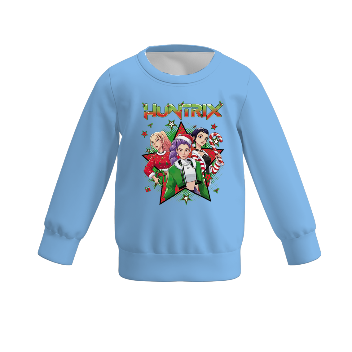 (Pre Order)Mommy and Me Christmas Movie Character Print Sweatshirt