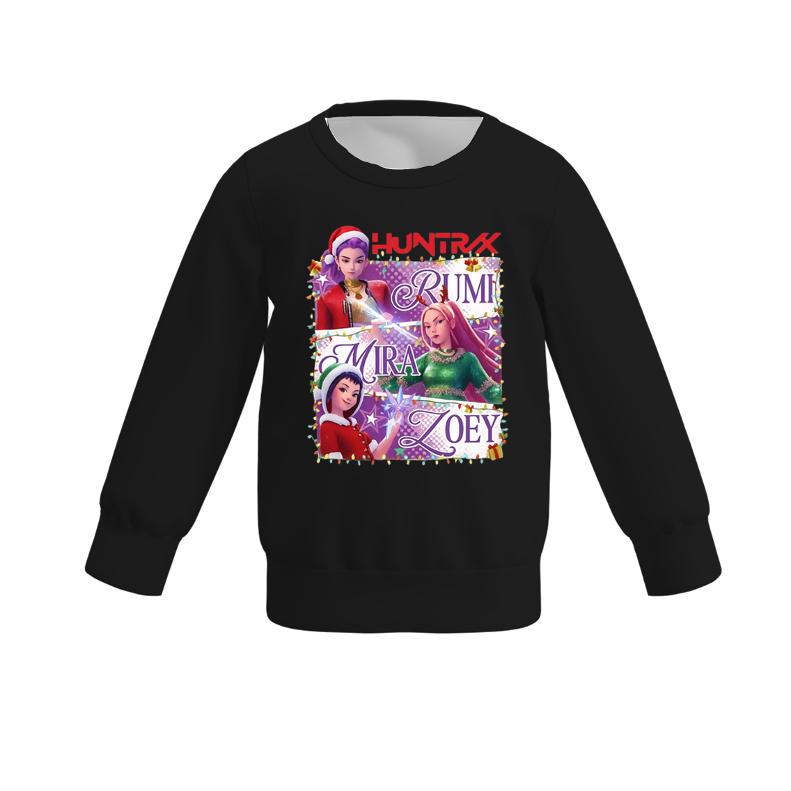 (Pre Order)Mommy and Me Christmas Movie Character Print Sweatshirt